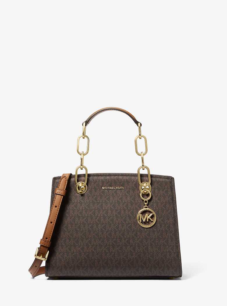 Michael Kors Cynthia Small Signature Logo Brn/Acorn | SN-MK27322