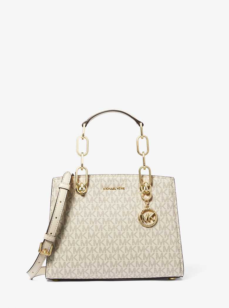 Michael Kors Cynthia Small Signature Logo Van/Cream | SN-MK27323