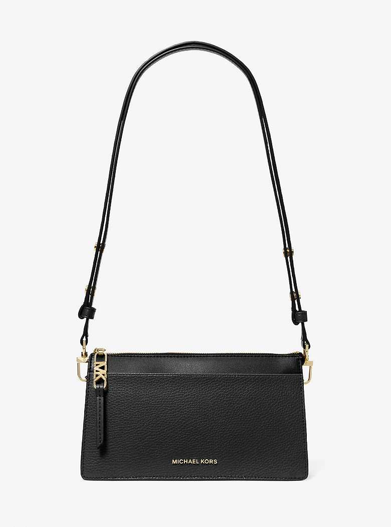 Michael Kors Empire Large Leather Convertible Black | SN-MK27240