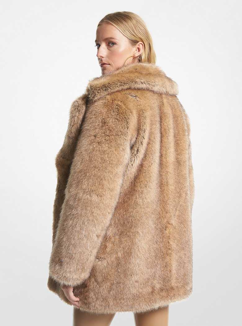 Michael Kors Faux Fur Natural | SN-MK26625