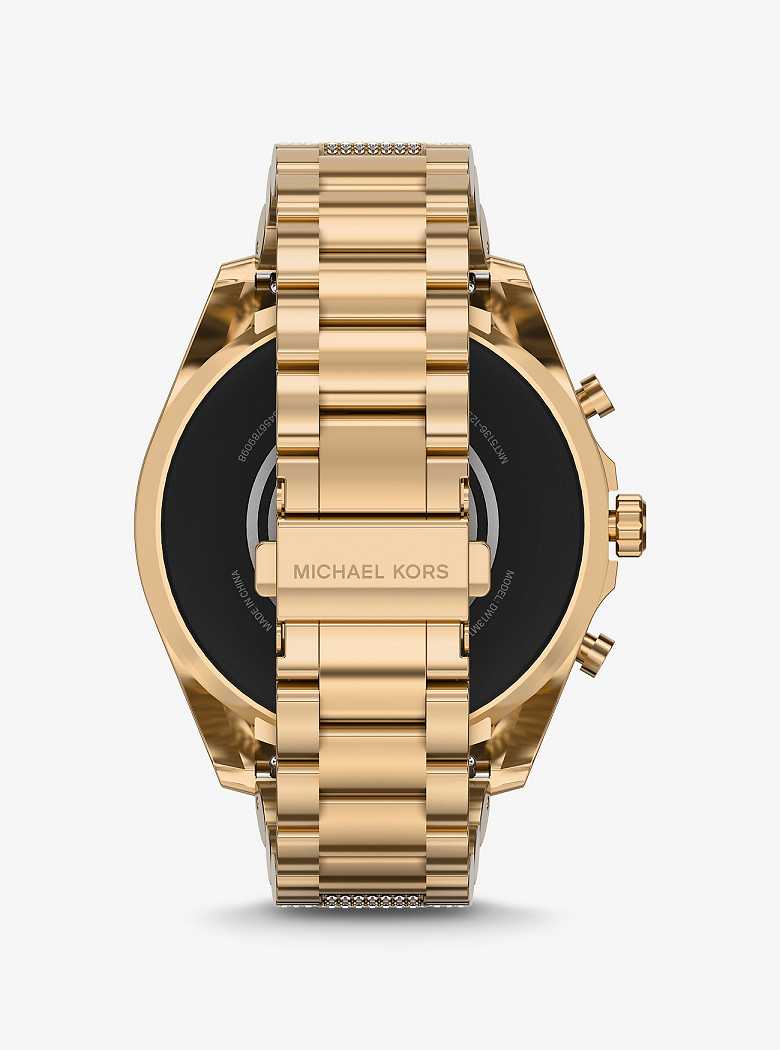 Michael Kors Gen 6 Bradshaw Pavé Gold-Tone Gold | SN-MK28274