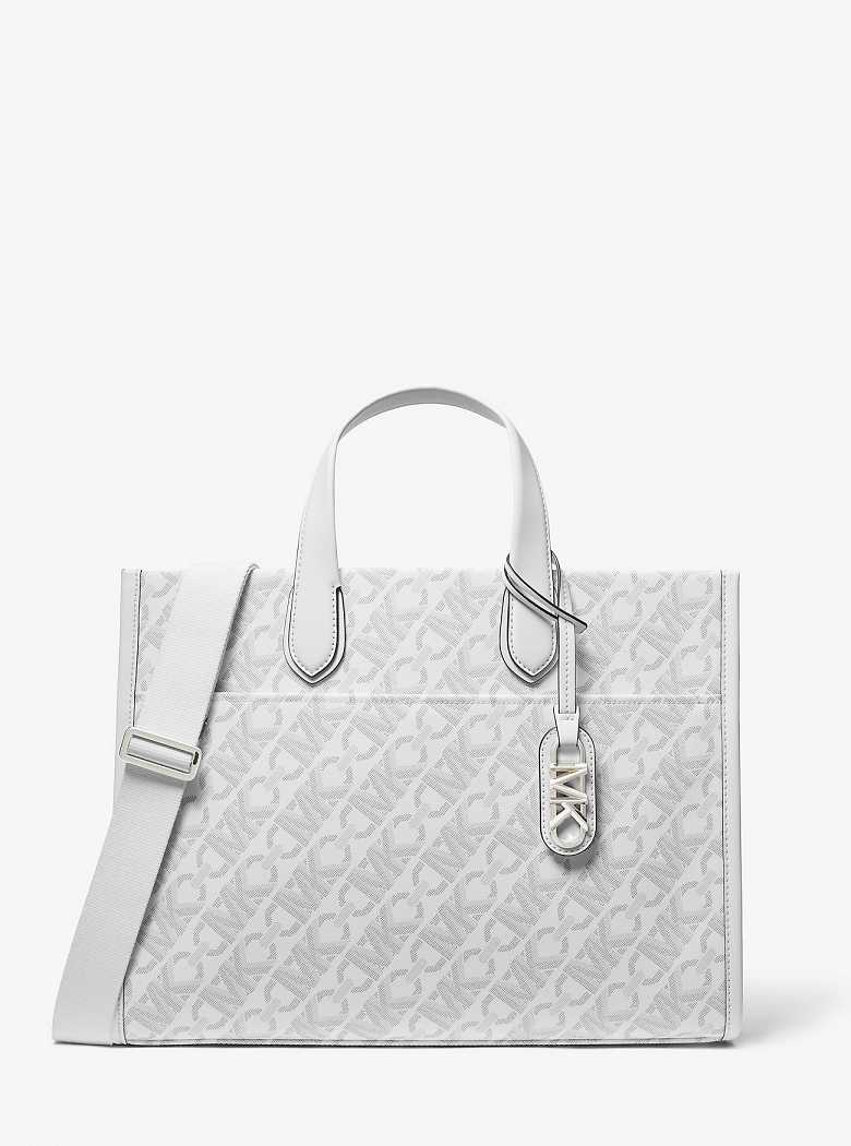 Michael Kors Gigi Large Empire Signature Logo Opt/Allum | SN-MK26929