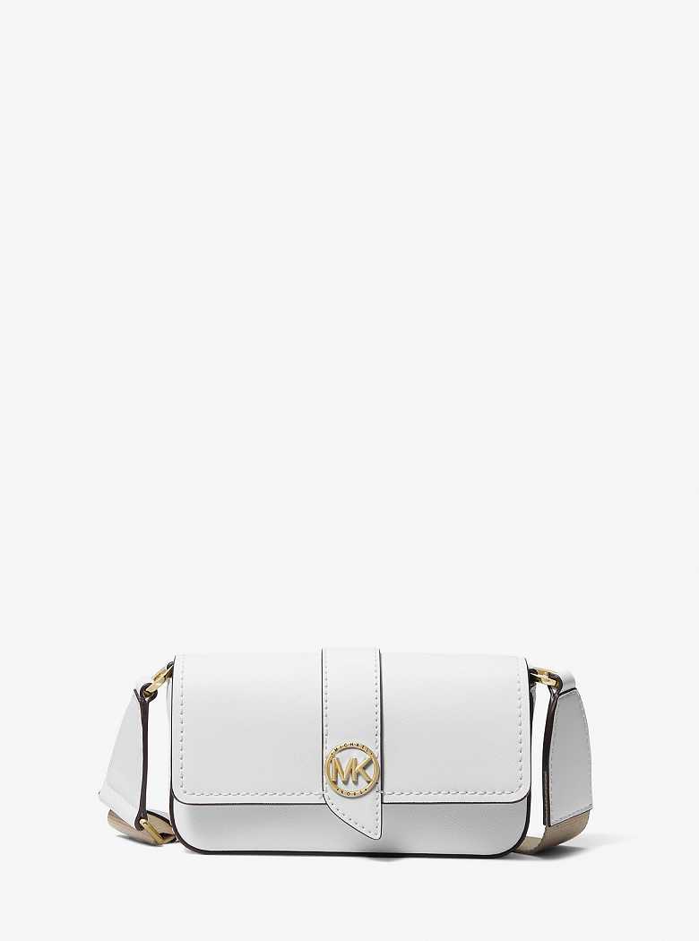 Michael Kors Greenwich Extra-Small Saffiano Leather Optic White | SN-MK27266