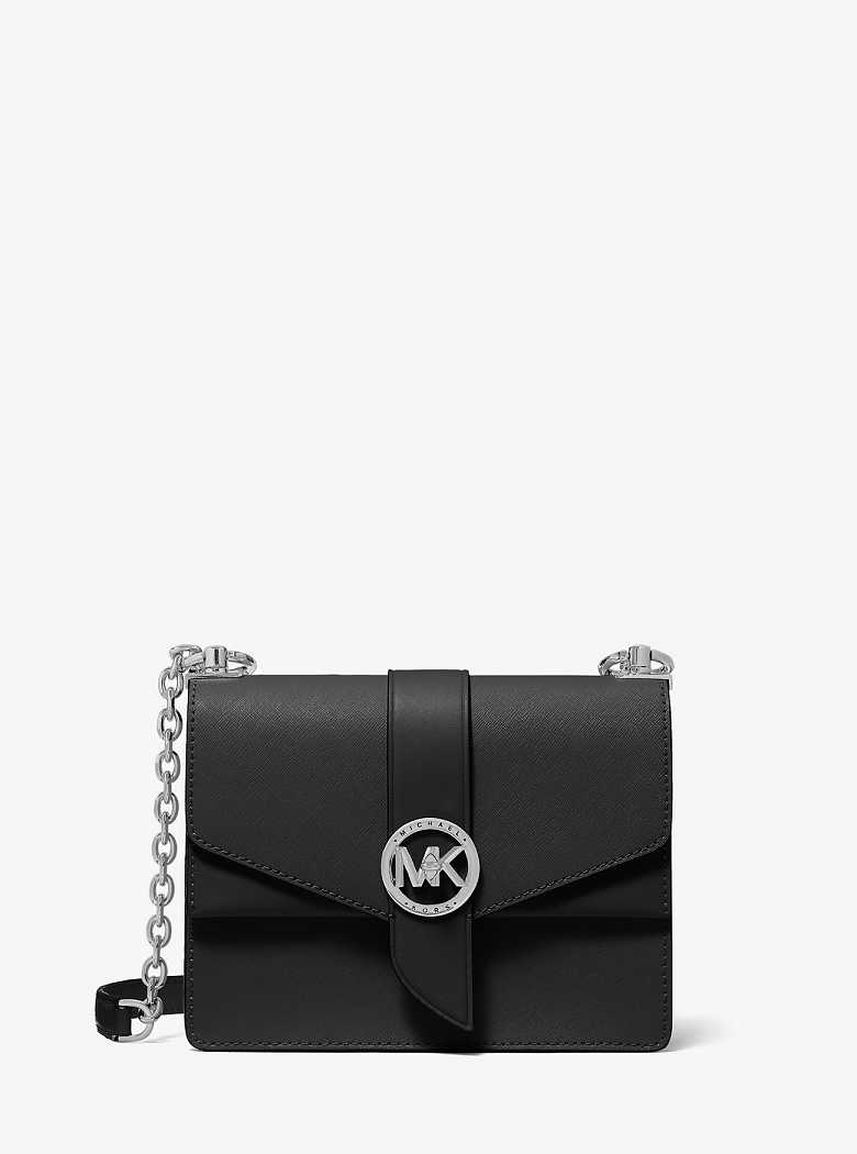 Michael Kors Greenwich Small Saffiano Leather Black | SN-MK27026