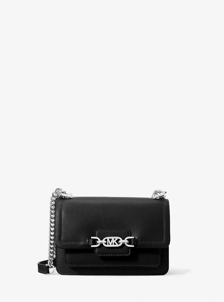 Michael Kors Heather Extra-Small Leather Black | SN-MK27234