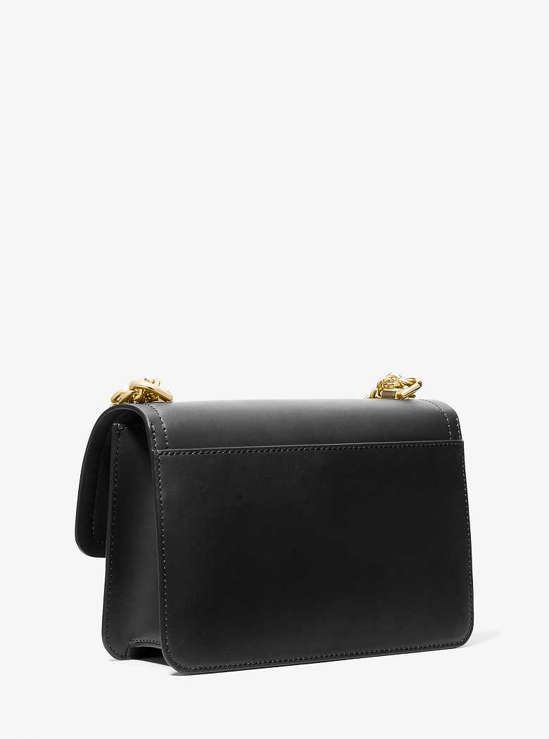 Michael Kors Heather Large Leather Black | SN-MK27074