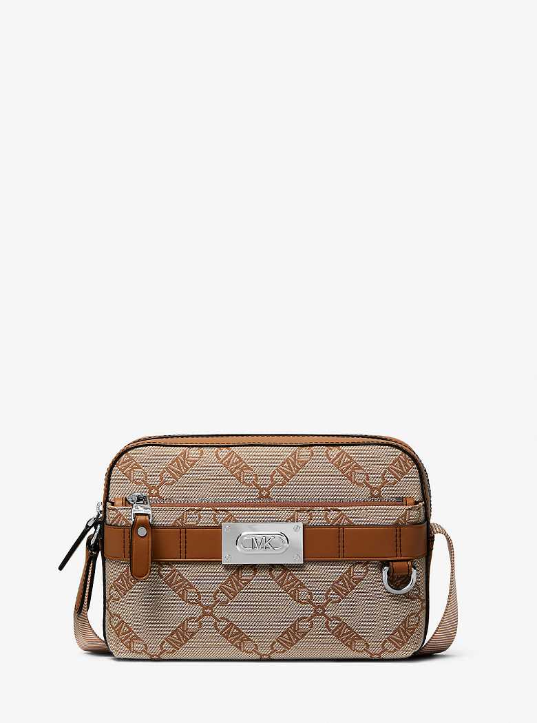 Michael Kors Hudson Empire Logo Jacquard Utility Luggage | SN-MK28151