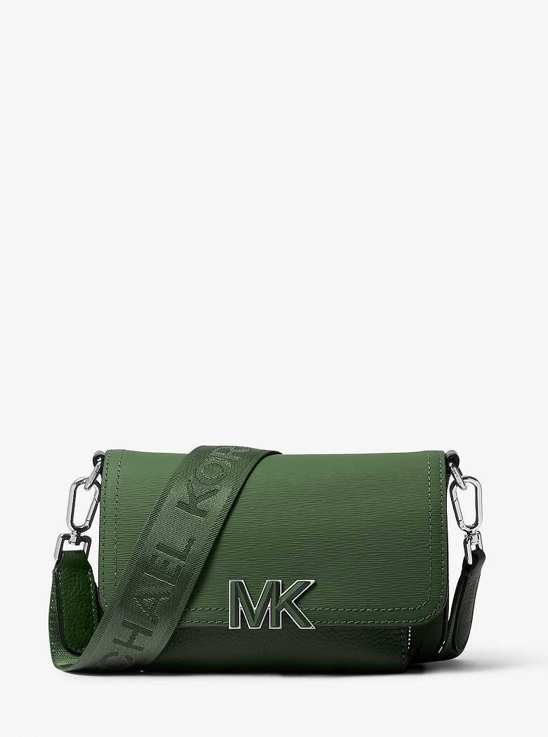 Michael Kors Hudson Textured Leather Amazon Green | SN-MK28131