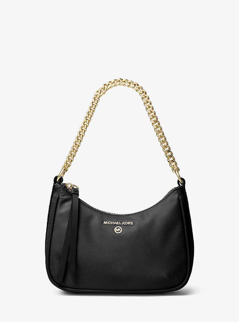 Michael Kors Jet Set Charm Small Nylon Gabardine Black | SN-MK26989