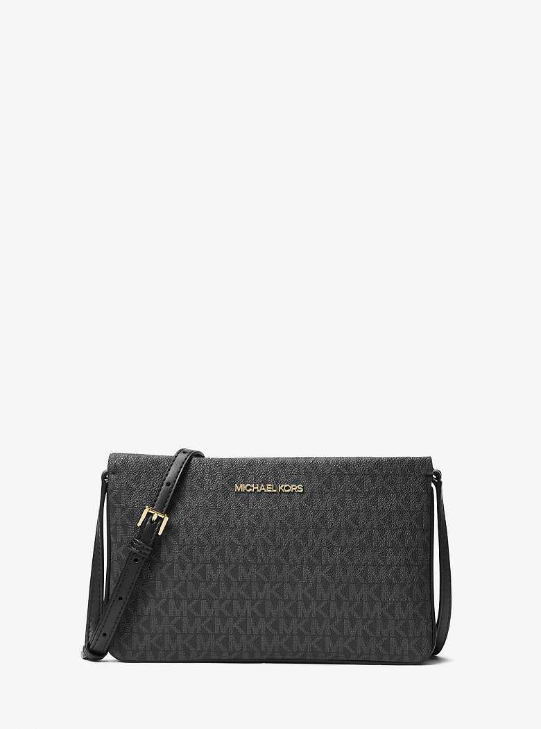 Michael Kors Jet Set Large Signature Logo Black | SN-MK27116