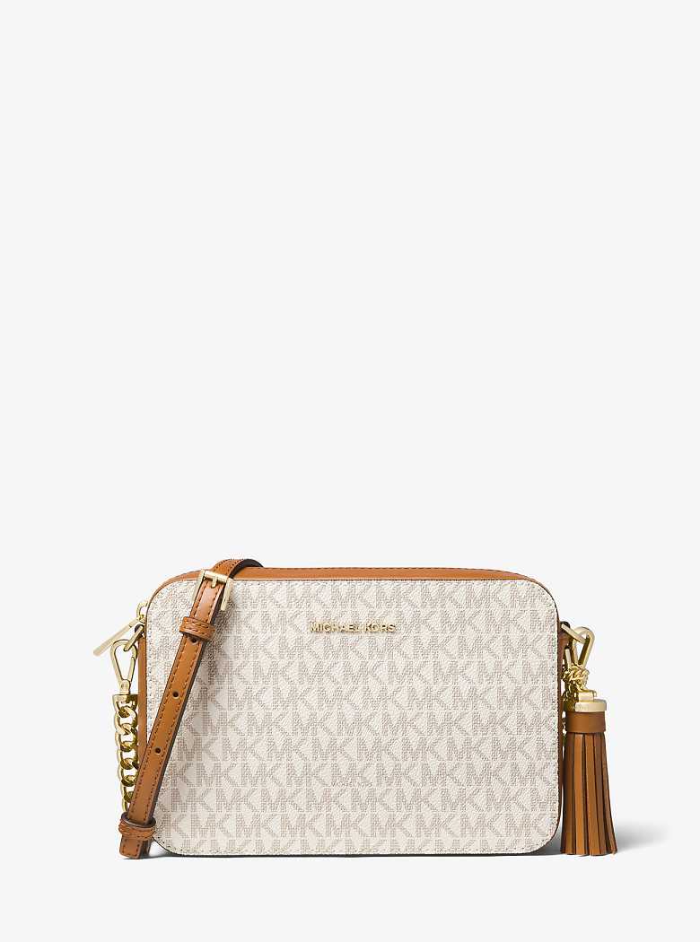 Michael Kors Jet Set Medium Logo Vanilla | SN-MK27159