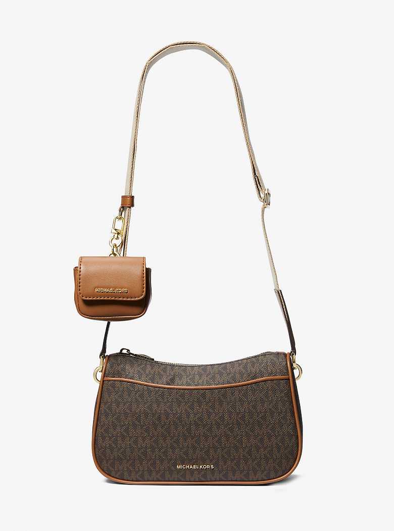 Michael Kors Jet Set Medium Signature Logo Brn/Acorn | SN-MK27214