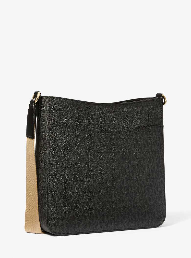 Michael Kors Jet Set Travel Large Signature Logo Black | SN-MK27232