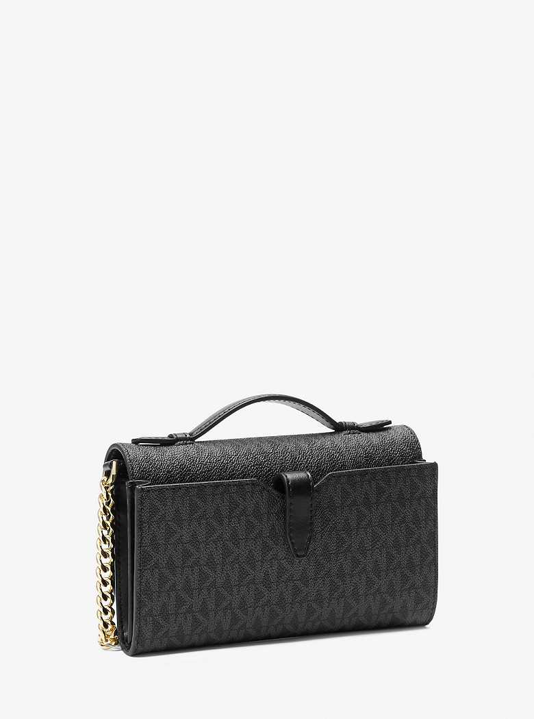 Michael Kors Jet Set Travel Medium Logo Black | SN-MK27123