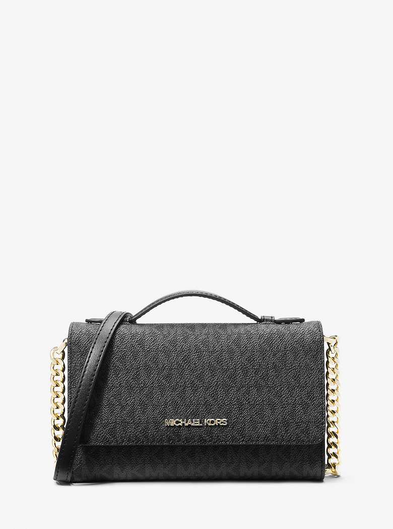 Michael Kors Jet Set Travel Medium Logo Black | SN-MK27123