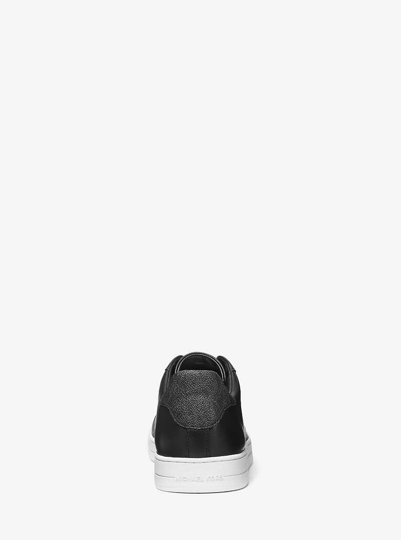 Michael Kors Keating Leather Slip-On Black | SN-MK28231