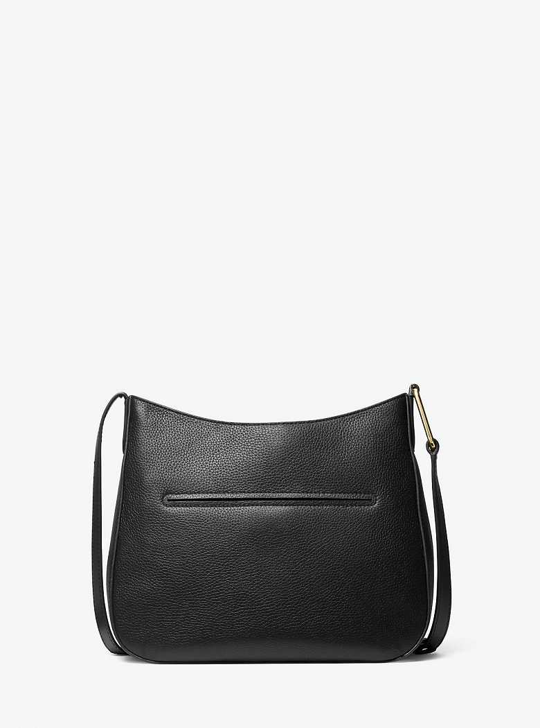 Michael Kors Kensington Large Pebbled Leather Black | SN-MK27192