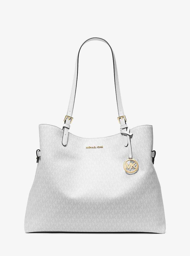 Michael Kors Lenox Large Signature Logo Opt/Allum | SN-MK26912