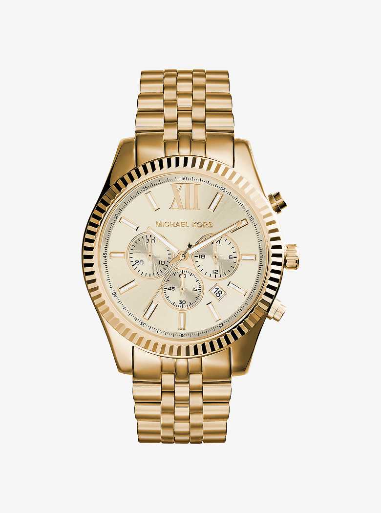 Michael Kors Lexington Gold-Tone Gold | SN-MK28265