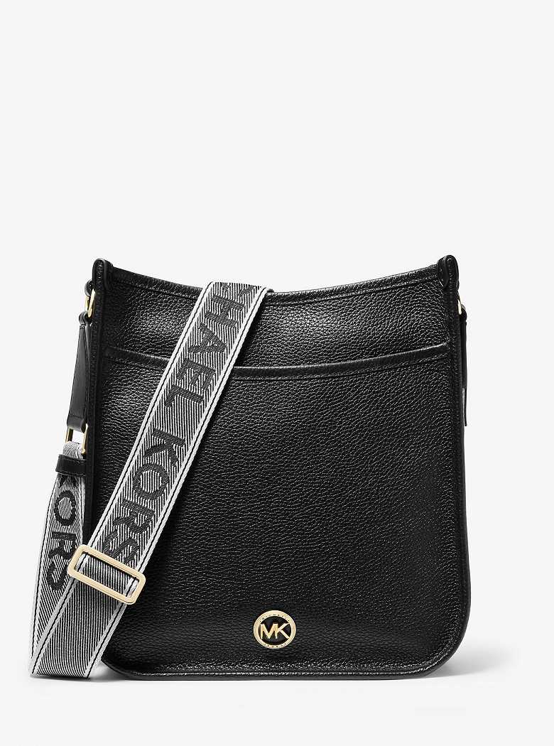 Michael Kors Luisa Large Pebbled Leather Black | SN-MK27273