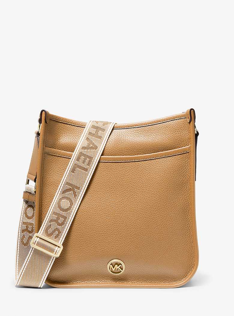 Michael Kors Luisa Large Pebbled Leather Camel | SN-MK27274