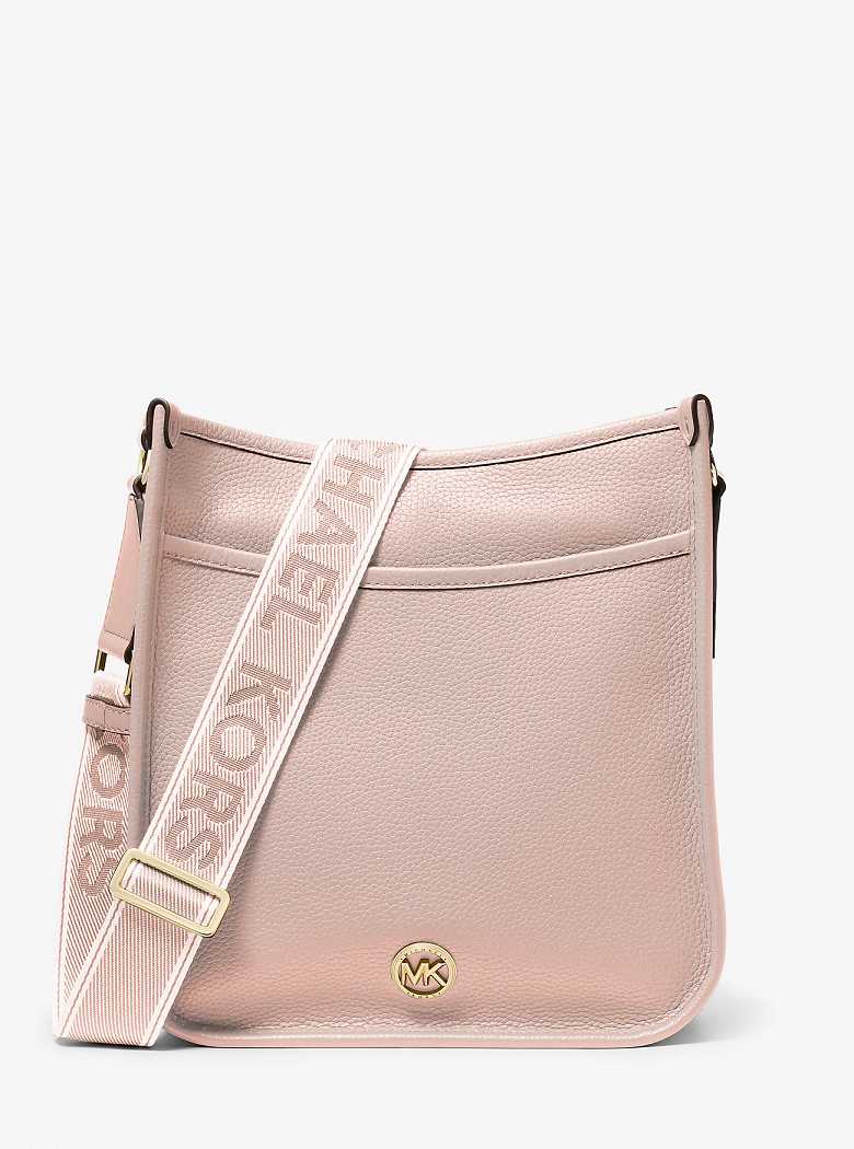 Michael Kors Luisa Large Pebbled Leather Soft Pink | SN-MK27275