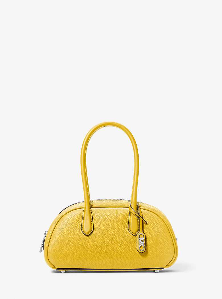 Michael Kors Lulu Small Pebbled Leather Bright Dandelion | SN-MK27290