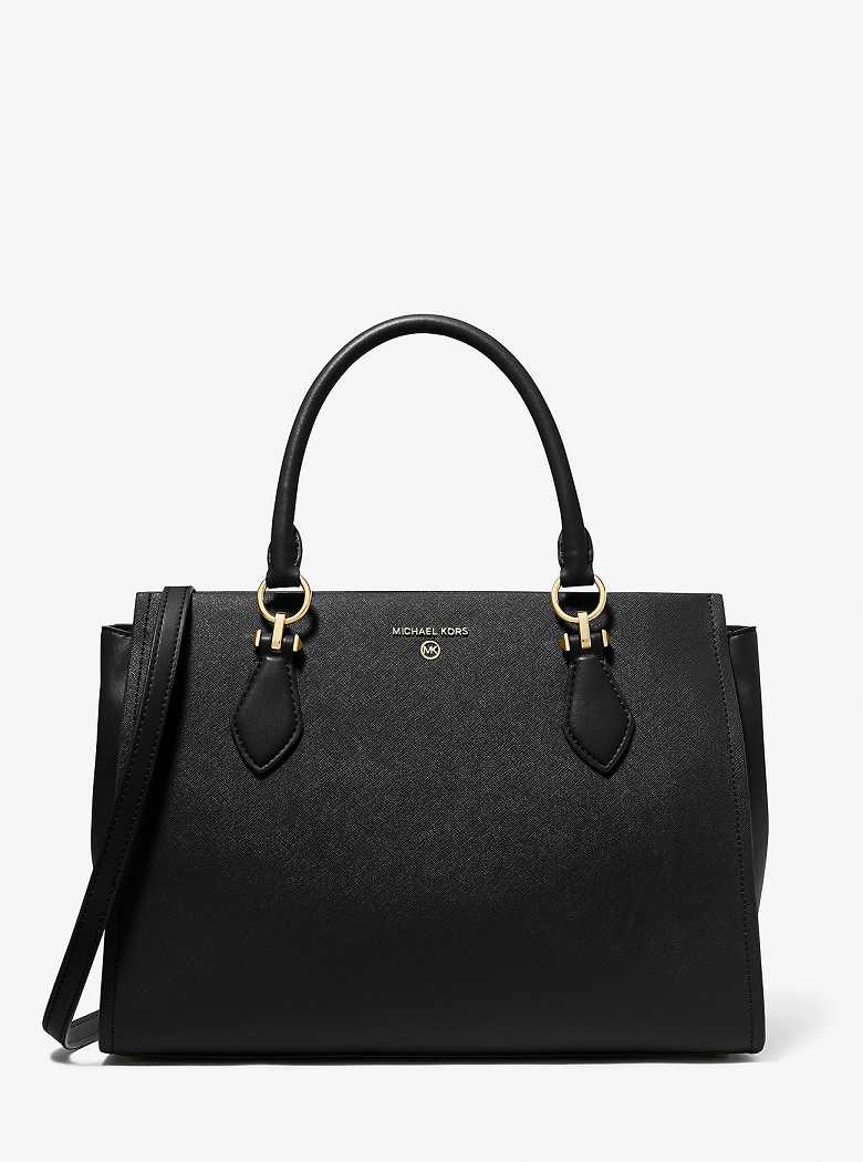 Michael Kors Marilyn Large Saffiano Leather Black | SN-MK27302