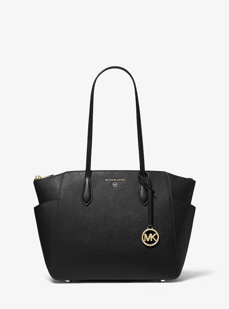 Michael Kors Marilyn Medium Saffiano Leather Black | SN-MK26920