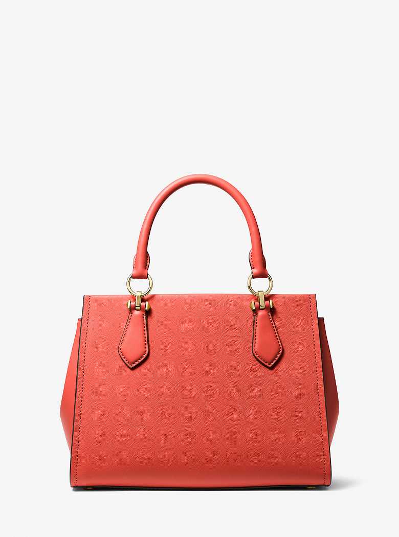 Michael Kors Marilyn Medium Saffiano Leather Spiced Coral | SN-MK27307