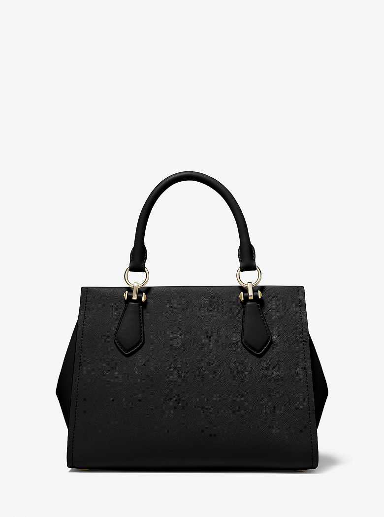 Michael Kors Marilyn Medium Saffiano Leather Black | SN-MK27309