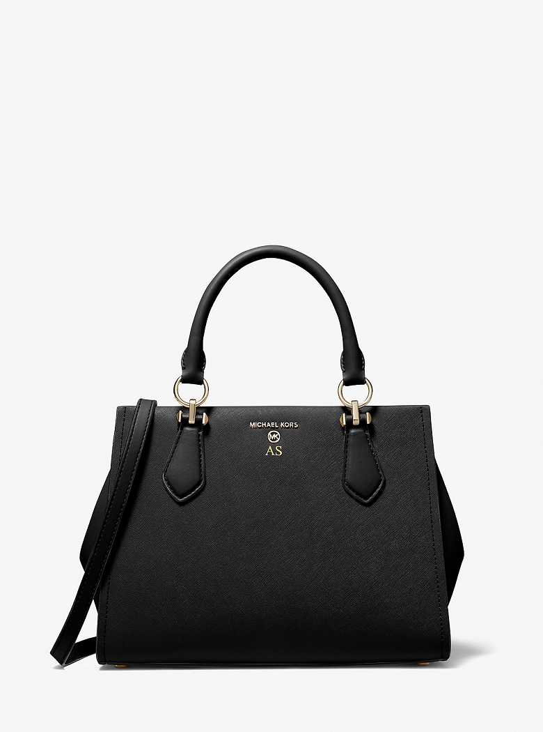 Michael Kors Marilyn Medium Saffiano Leather Black | SN-MK27309