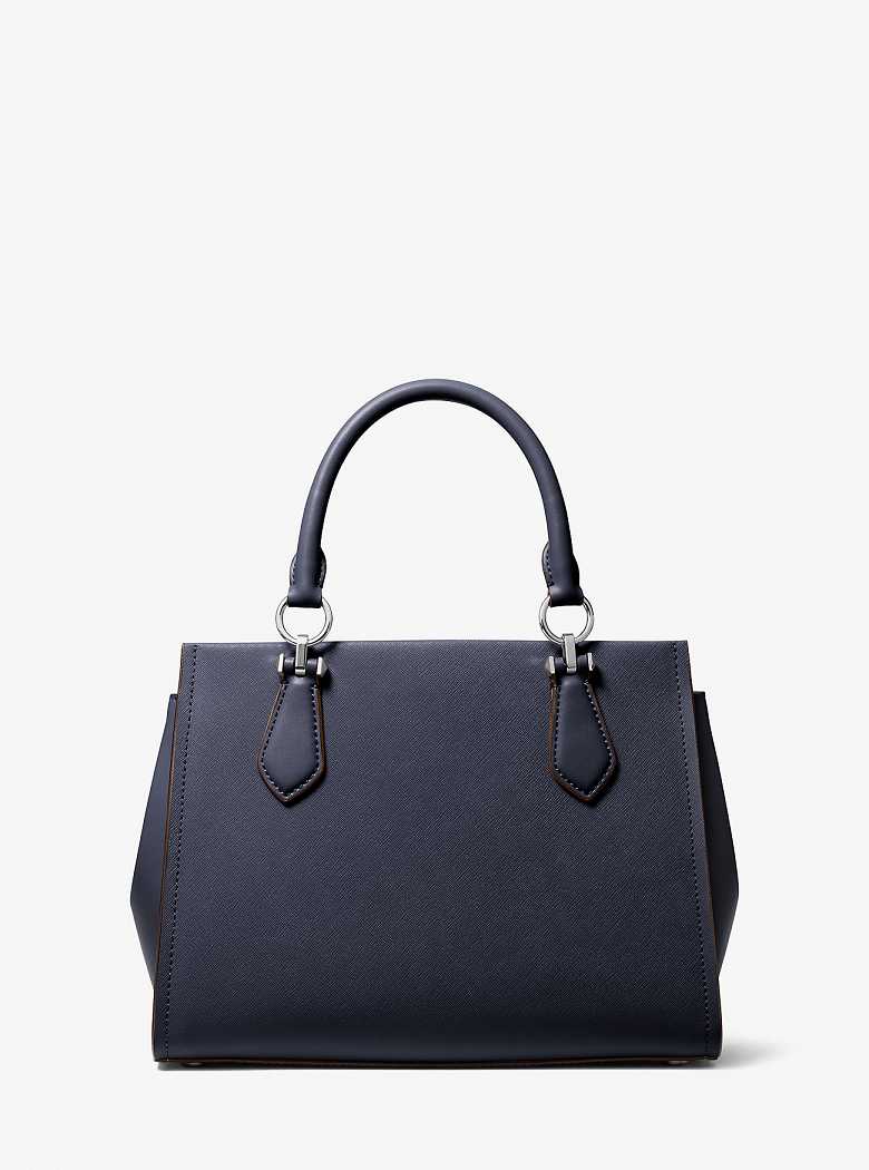 Michael Kors Marilyn Medium Saffiano Leather Navy | SN-MK27316