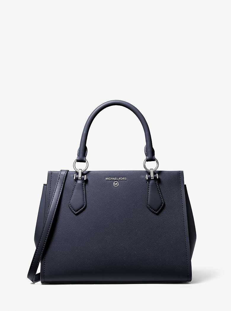 Michael Kors Marilyn Medium Saffiano Leather Navy | SN-MK27316