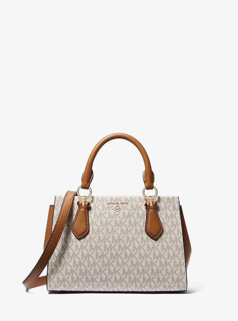 Michael Kors Marilyn Small Logo Vanilla/Acorn | SN-MK27221