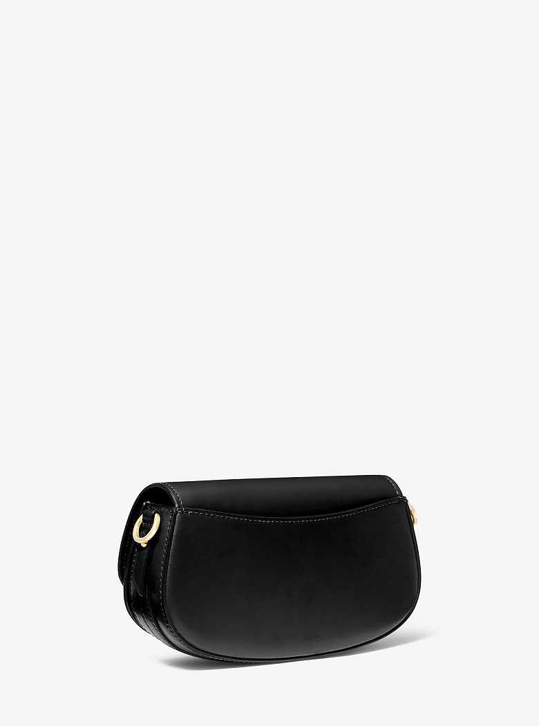 Michael Kors Mila Small Leather Black | SN-MK27105