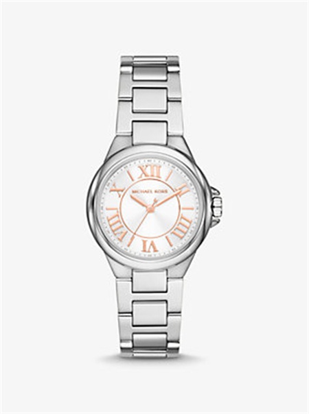 Michael Kors Mini Camille Silver-Tone Watch Silver | SN-MK28342