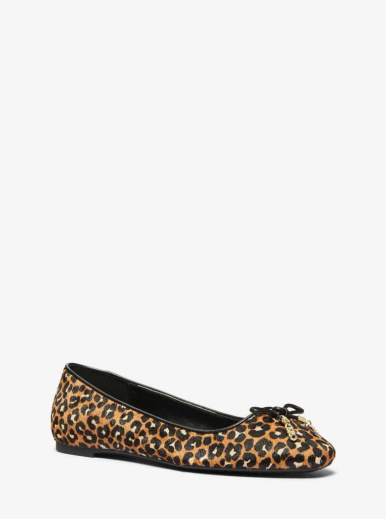 Michael Kors Nori Leopard Print Calf Hair Black Combo | SN-MK27706