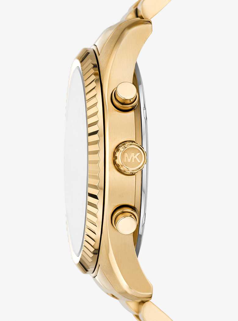 Michael Kors Oversized Lexington Gold-Tone Gold | SN-MK28283