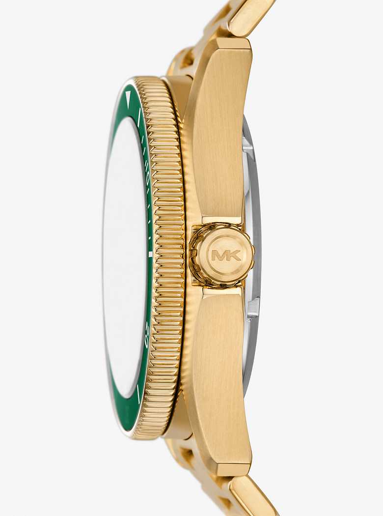 Michael Kors Oversized Maritime Gold-Tone Gold | SN-MK28282