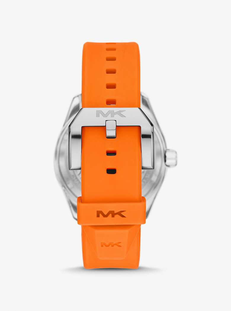 Michael Kors Oversized Maritime Silicone Orange | SN-MK28270