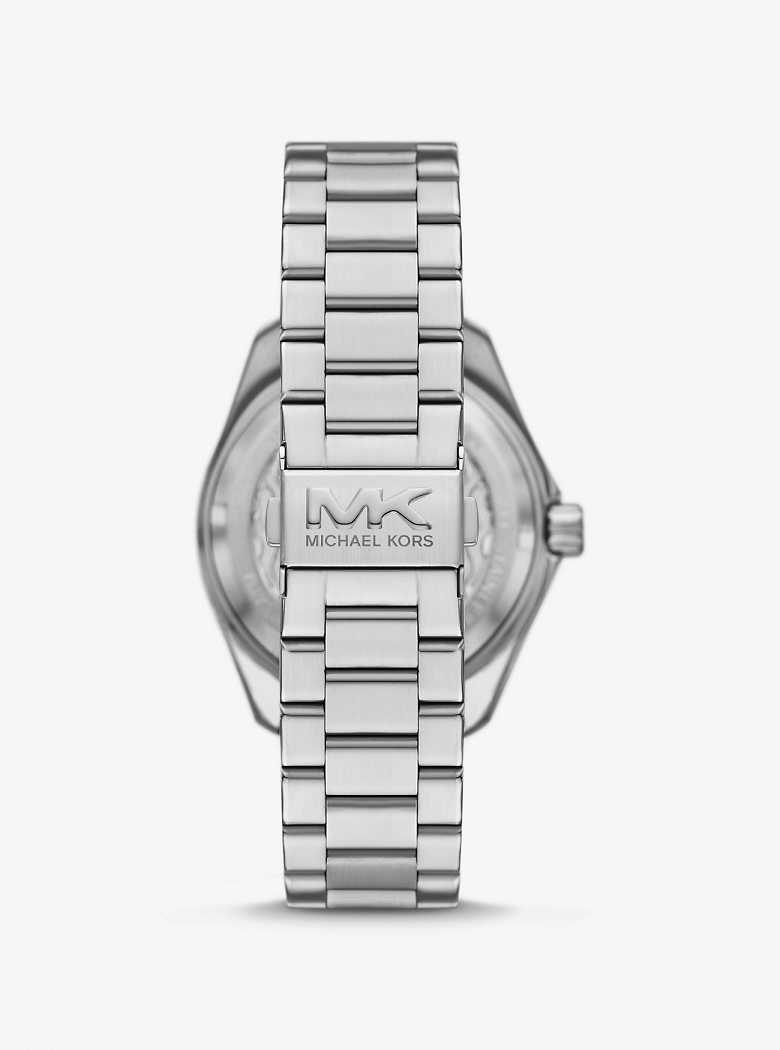 Michael Kors Oversized Maritime Silver-Tone Silver | SN-MK28281