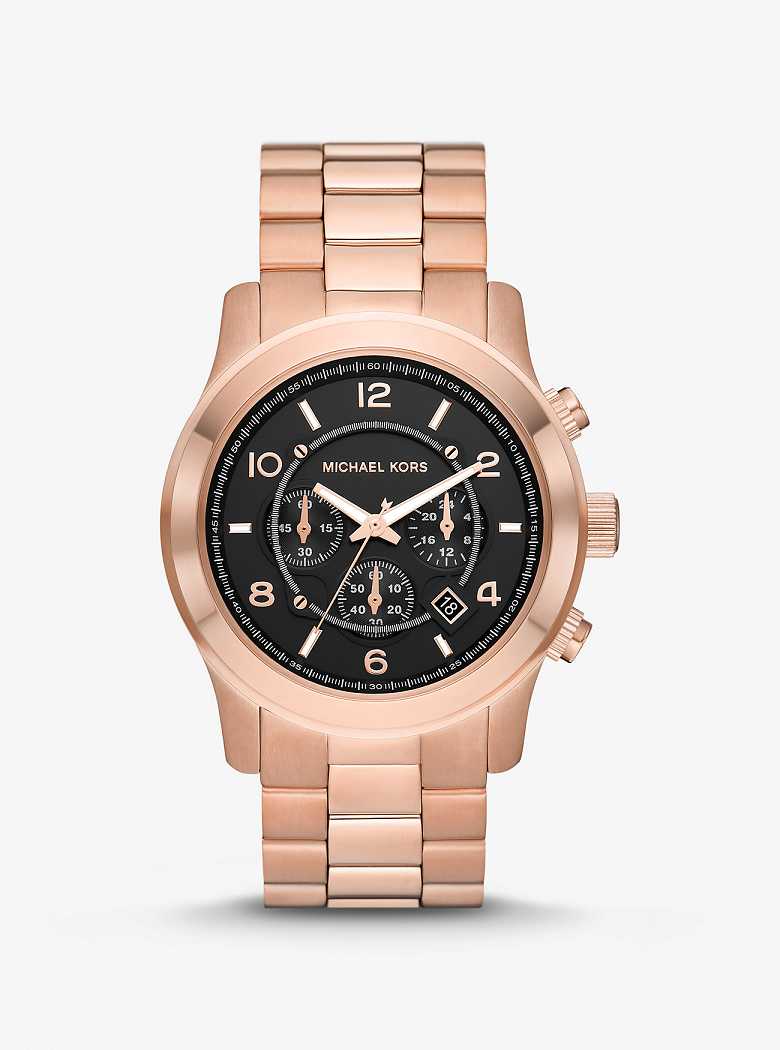 Michael Kors Oversized Runway Rose Gold-Tone Rose Gold | SN-MK28279