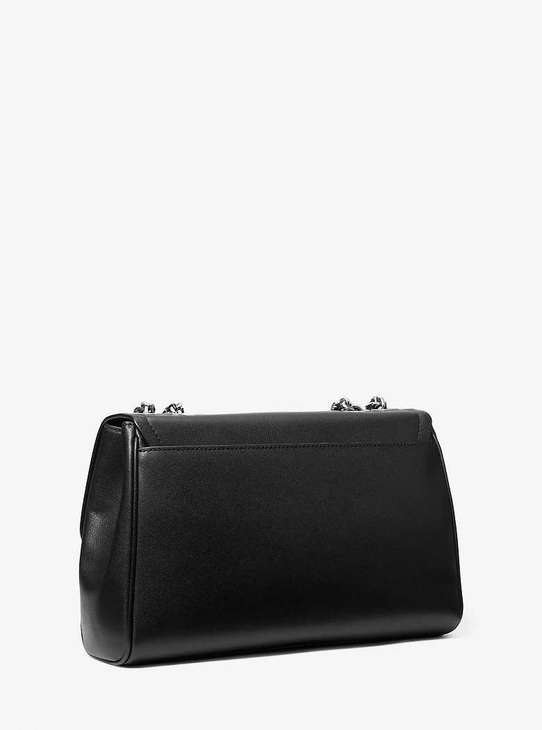 Michael Kors Parker Extra-Large Leather Black | SN-MK27106