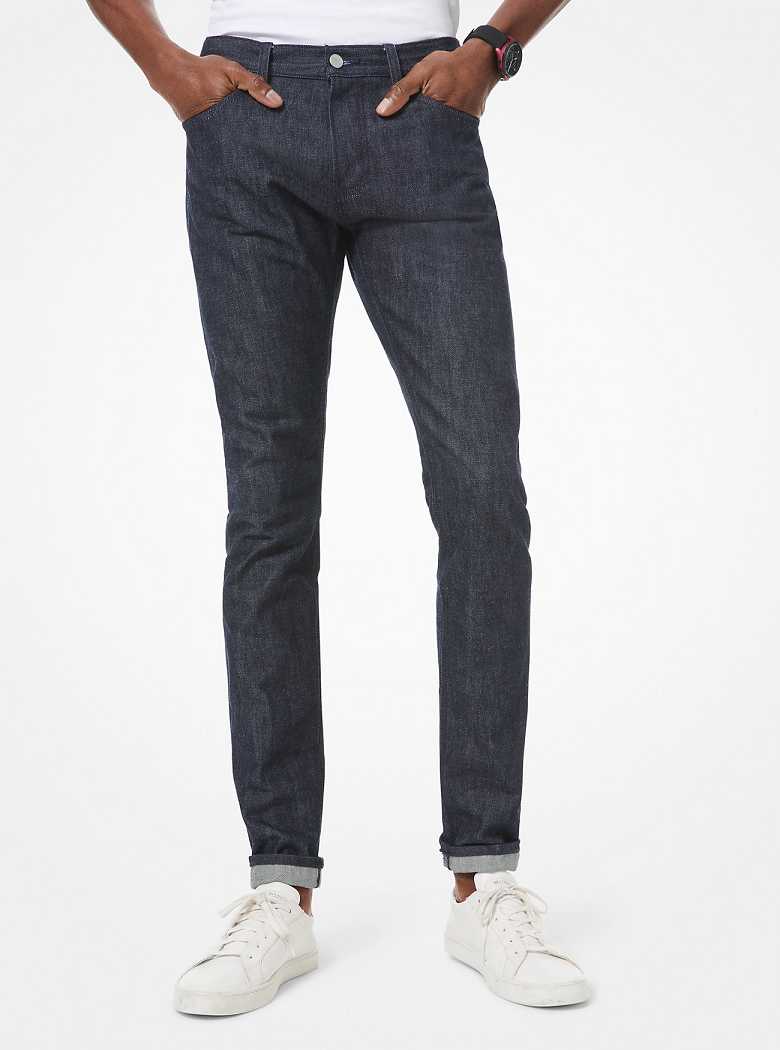 Michael Kors Parker Skinny-Fit Stretch-Cotton Rinse | SN-MK28029