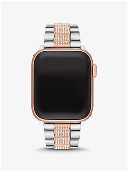 Michael Kors Pavé Two-Tone Strap For Apple Watch® Two Tone | SN-MK28387