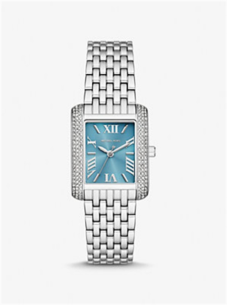 Michael Kors Petite Emery Pavé Silver-Tone Watch Silver | SN-MK28316