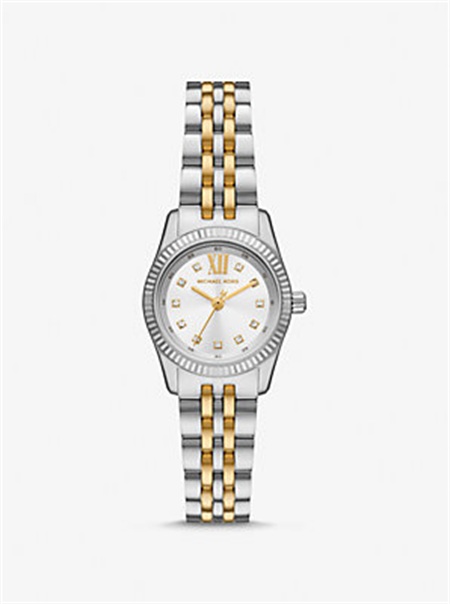 Michael Kors Petite Lexington Pavé Two-Tone Watch Two Tone | SN-MK28320