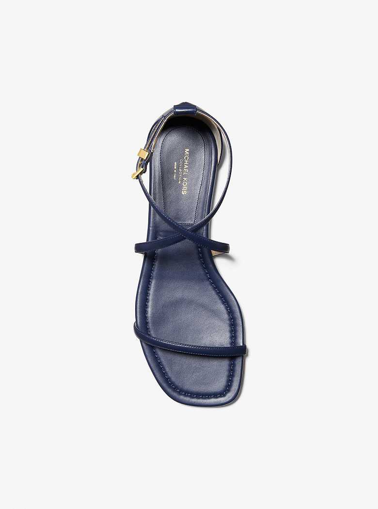 Michael Kors Polly Leather Navy | SN-MK27700