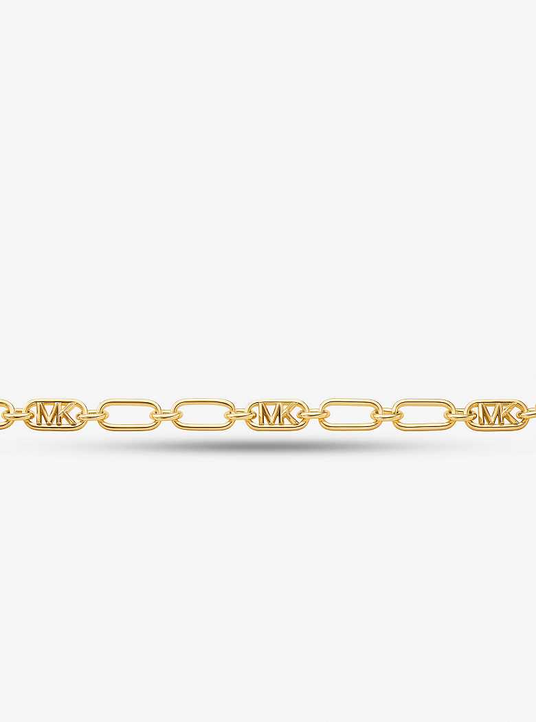 Michael Kors Precious Metal-Plated Brass Chain Link Gold | SN-MK27797